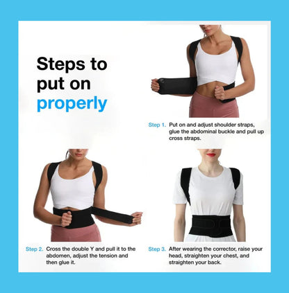 Premium Adjustable Belt Posture Corrector